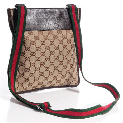 vintage monogram gucci messenger crossbody bag|gucci crossbody bag price.